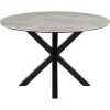 Zuvio Eettafel Rond Grijs Keramiek 120cm
