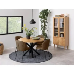 Zuvio Eettafel Rond Naturel 120cm