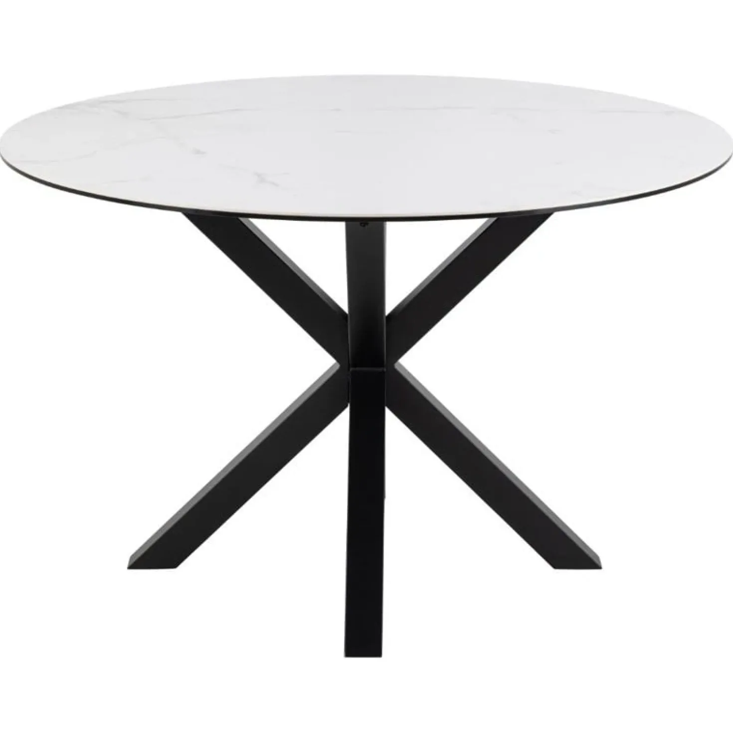 Zuvio Eettafel Rond Wit Keramiek 120cm