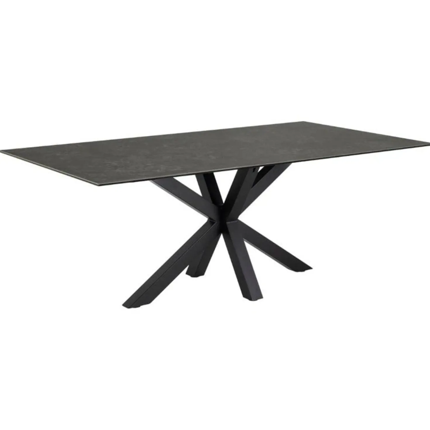 Zuvio Eettafel Zwart Keramiek 200cm