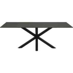 Zuvio Eettafel Zwart Keramiek 200cm