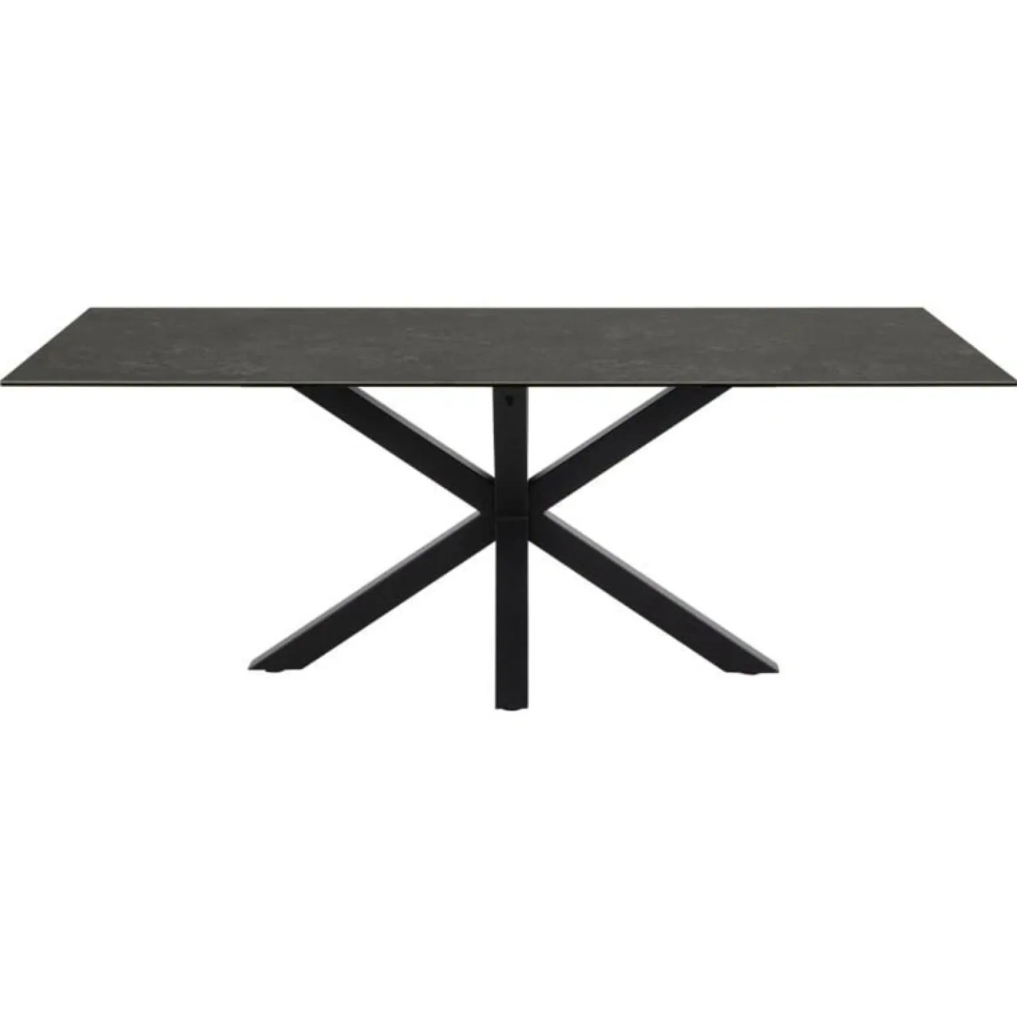Zuvio Eettafel Zwart Keramiek 200cm