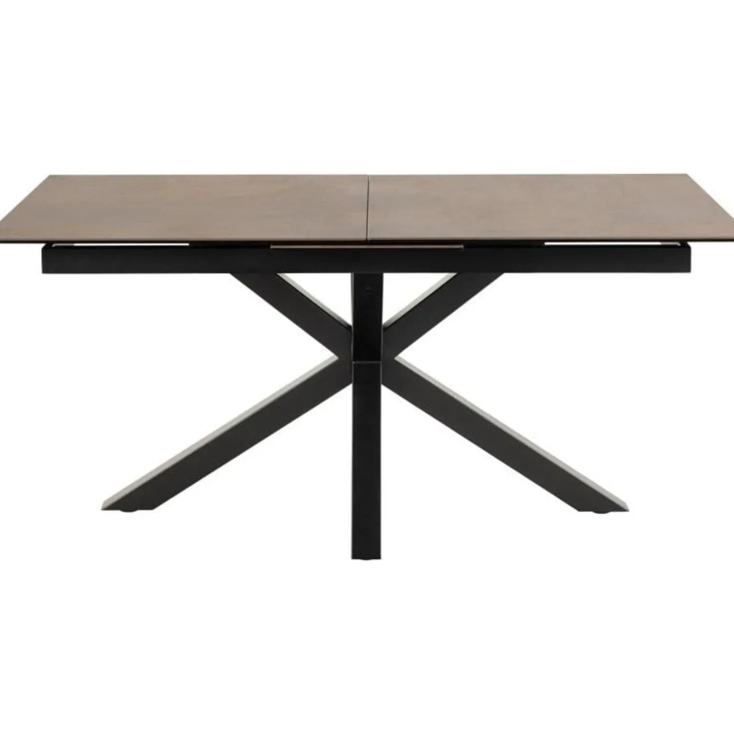 Zuvio Uitschuifbare Eettafel Bruin Keramiek 210cm