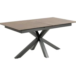 Zuvio Uitschuifbare Eettafel Bruin Keramiek 210cm
