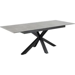 Zuvio Uitschuifbare Eettafel Grijs Keramiek 210cm