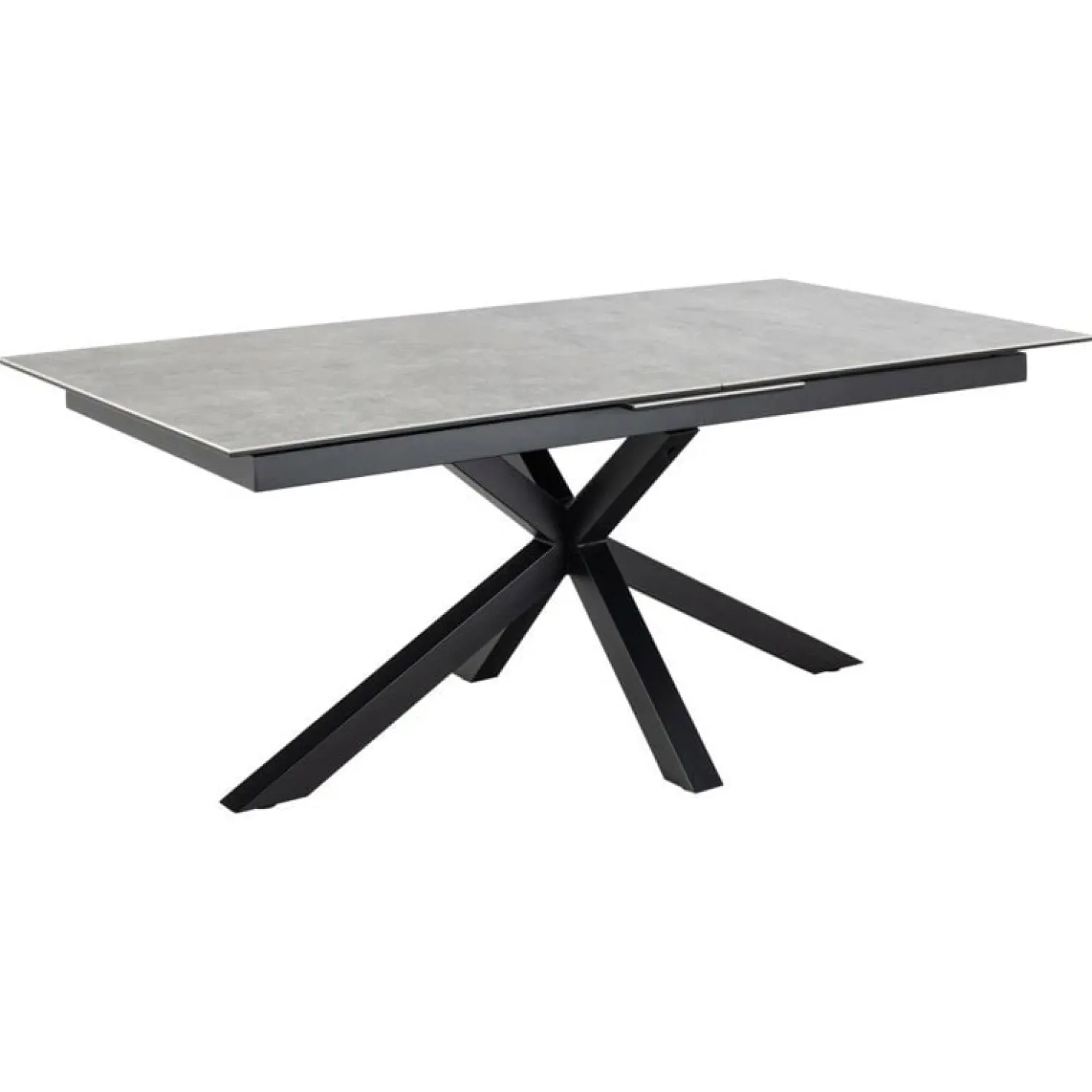 Zuvio Uitschuifbare Eettafel Grijs Keramiek 240cm