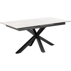 Zuvio Uitschuifbare Eettafel Wit Keramiek 210cm