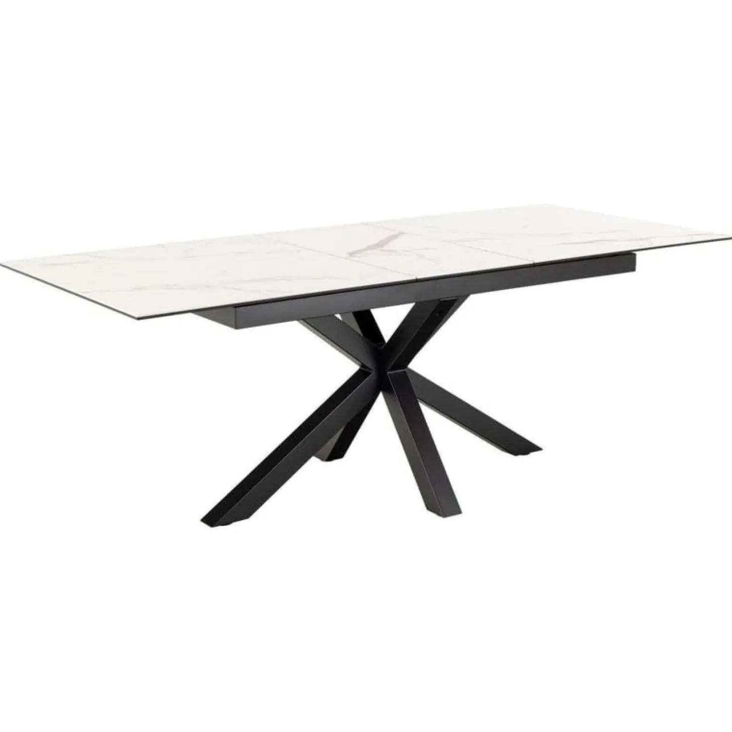 Zuvio Uitschuifbare Eettafel Wit Keramiek 210cm