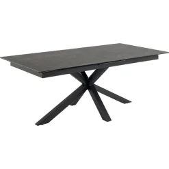 Zuvio Uitschuifbare Eettafel Zwart Keramiek 240cm