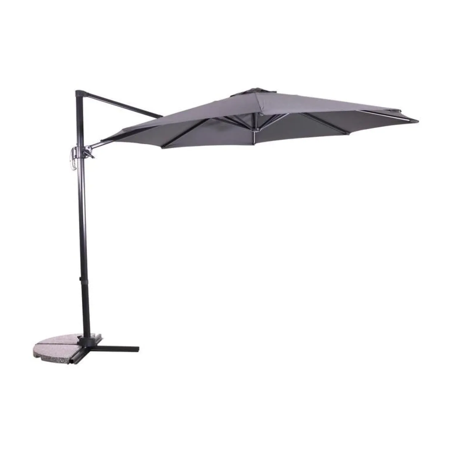 Zweefparasol Libra grijs 300cm