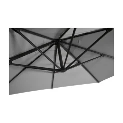 Zweefparasol Libra grijs 250x250cm