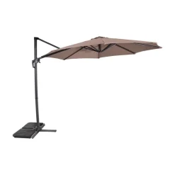 Zweefparasol Libra taupe 300cm