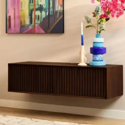 Zwevend Tv meubel Martin Walnoot 120cm