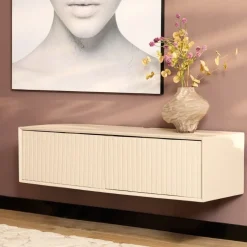 Zwevend Tv meubel Martin Zand 120 cm