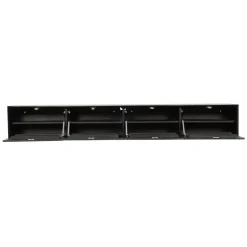 Zwevend Tv meubel Martin Zwart 200 cm