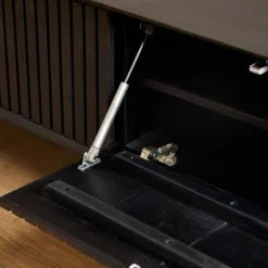 Zwevend Tv meubel Martin Zwart 200 cm