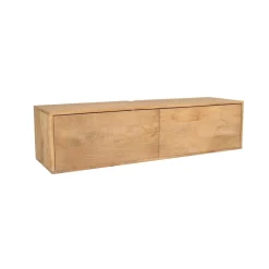 Zwevend Tv meubel Melanie Naturel 120 cm