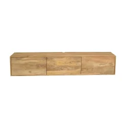 Zwevend Tv meubel Melanie Naturel 160 cm