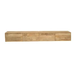 Zwevend Tv meubel Melanie Naturel 240 cm
