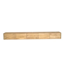 Zwevend Tv meubel Melanie Naturel 280 cm