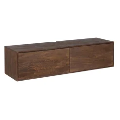 Zwevend Tv meubel Melanie Walnoot 120cm