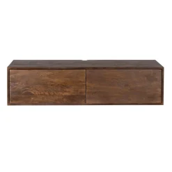Zwevend Tv meubel Melanie Walnoot 120cm