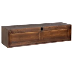 Zwevend Tv meubel Melanie Walnoot 120cm