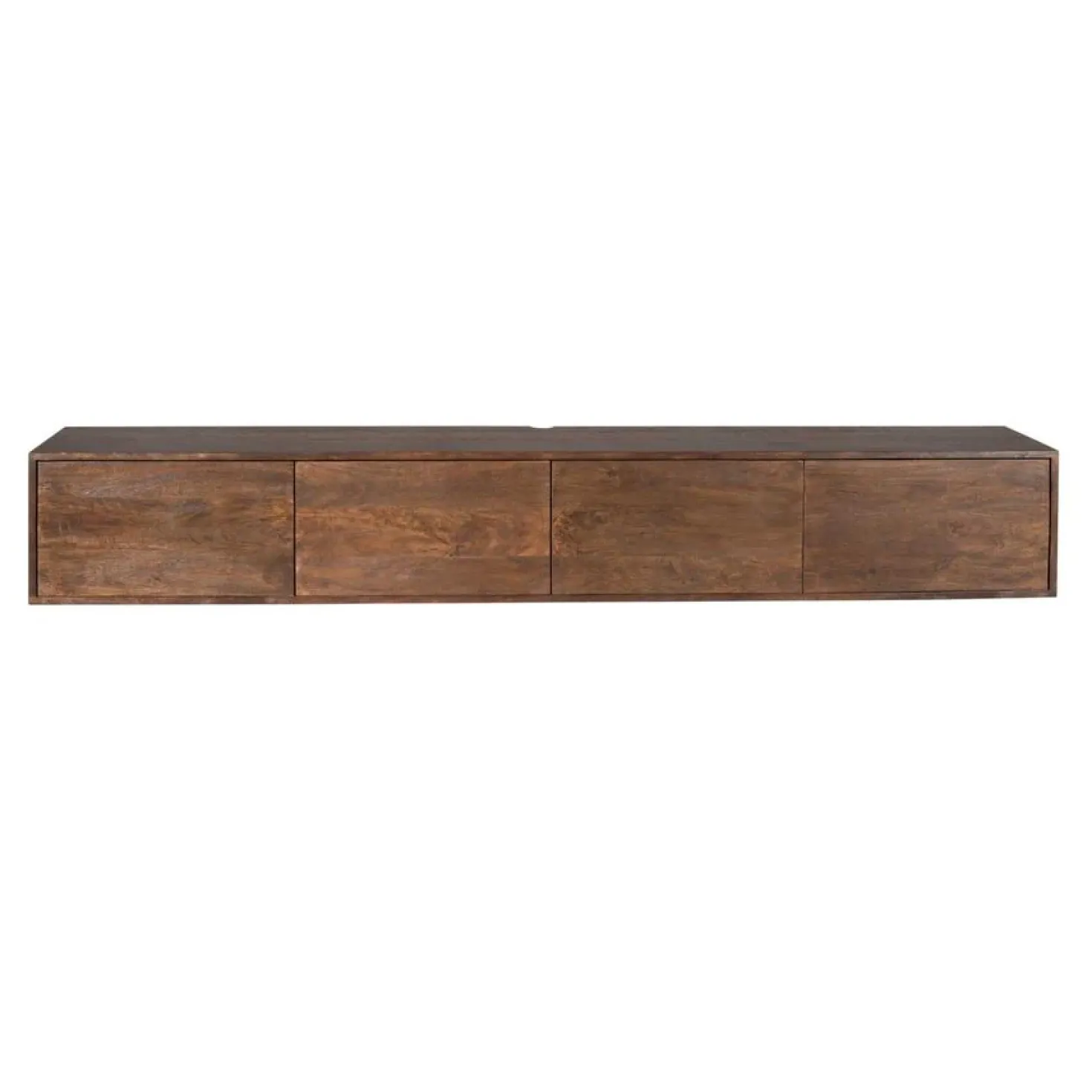 Zwevend Tv meubel Melanie Walnoot 240cm