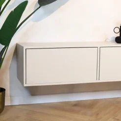 Zwevend Tv meubel Melanie Zand 120cm