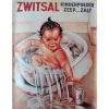 Zwitsal poeder zeep zalf - metalen bord